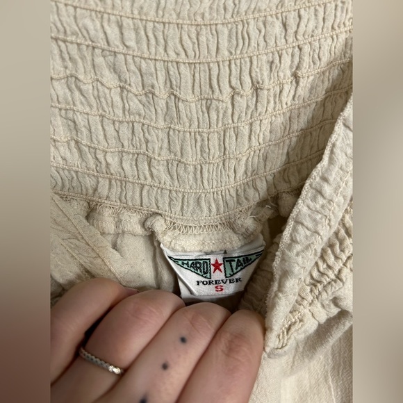 Hard tail wide leg cropped pants - Picture 4 of 7